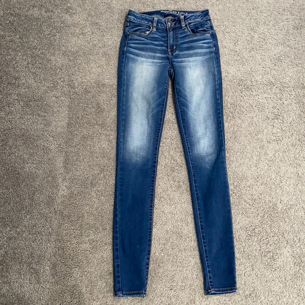 American eagle hi-rise jagging, super super stretch